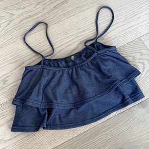 Soft material, denim print cami